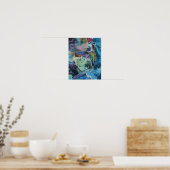 Abstracte Hummer Poster (Keuken)