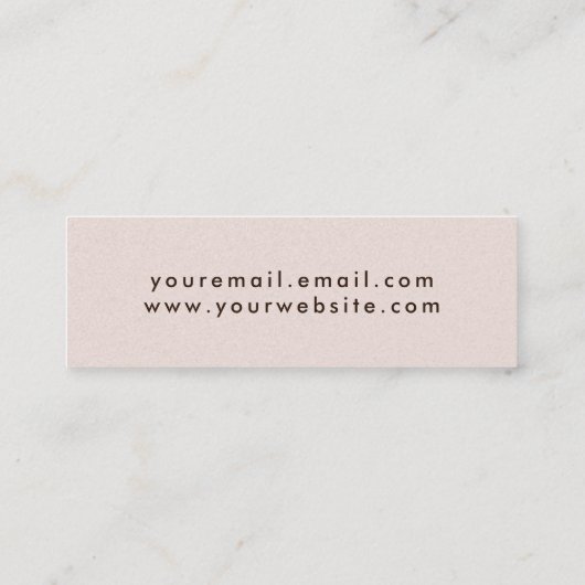 Abstracte illustratie van grafische bovenboeggolf mini visitekaartje (Achterkant)