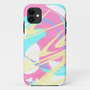 Abstracte illustratie Verf. plaat iPhone 11 Hoesje