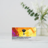 Abstracte illustraties | Borstel Visitekaartje (Staand voorkant)