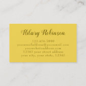 Abstracte imker van Honeycomb Visitekaartje (Achterkant)