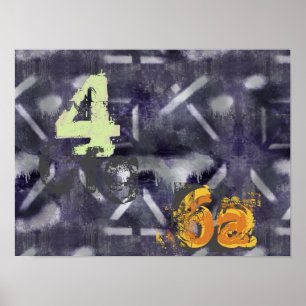 Abstracte industriële kunst poster