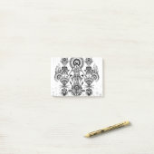 Abstracte inheemse Indische stam Post-it® Notes (Op bureau)