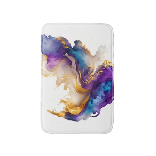 Abstracte inkt badmat (Voorkant Verticaal)