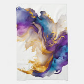 Abstracte inkt theedoek (Verticaal)