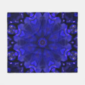 Abstracte inkt van de Borstel van de Verf Explode  Fleece Deken (Voorkant (Horizontaal))