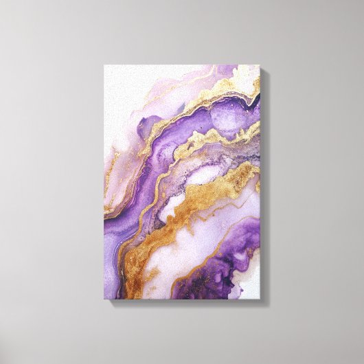 Abstracte inktkunst moderne woonkamer canvas afdruk (Voorkant)