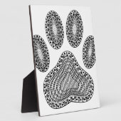 Abstracte inktpagina afdrukken fotoplaat (Zijkant)