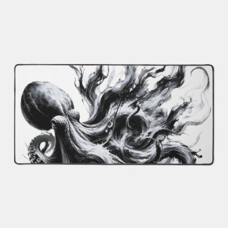 Abstracte inktvloeistof Octopus Kraken Bureaumat