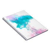 Abstracte inktwaterkleuren notitieboek (Rechterzijde)
