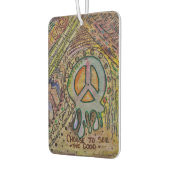 Abstracte Inner Peace Car Freshener Luchtverfrisser (Links)