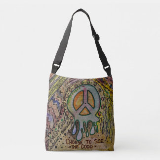 Abstracte Inner Peace Crossbody Bag Tas