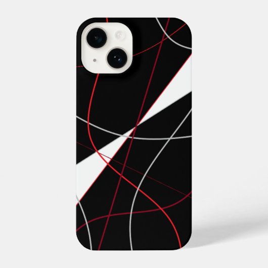 Abstracte iPhone Case Hoesje (Achterkant)