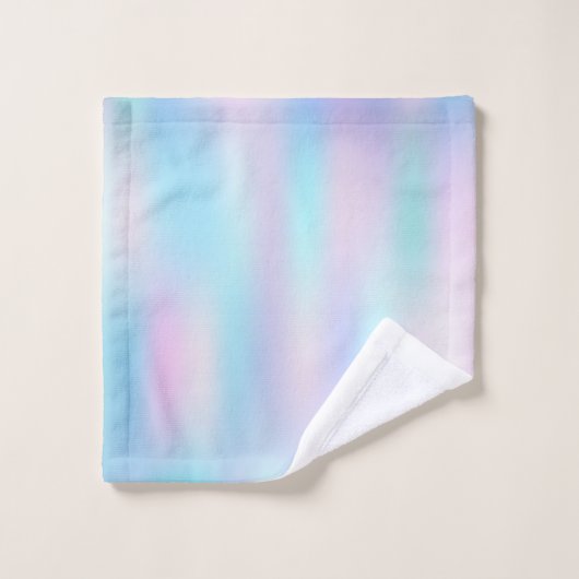 Abstracte Iridescent Achtergrond pasteelkleuren Bad Handdoek (Wasdoekje)