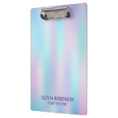 Abstracte Iridescent Achtergrond pasteelkleuren Klembord (Links)