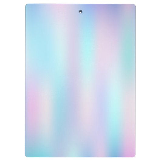 Abstracte Iridescent Achtergrond pasteelkleuren Klembord (Achterkant)