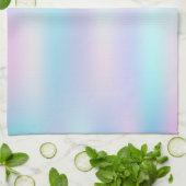 Abstracte Iridescent Achtergrond pasteelkleuren Theedoek (Gevouwen)