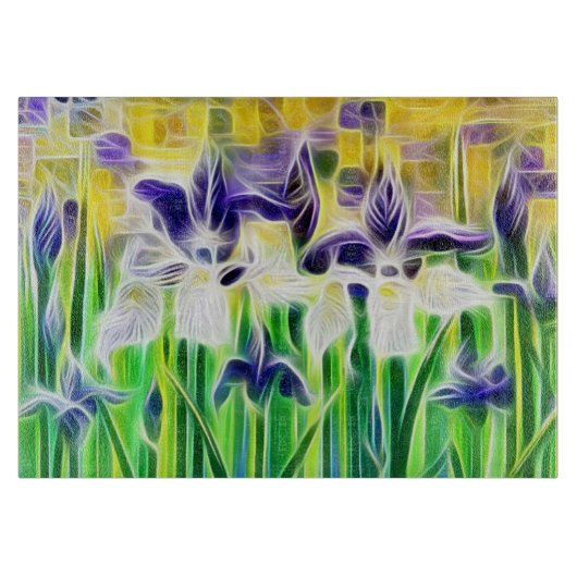Abstracte Iris-schaal Snijplank (Voorkant)