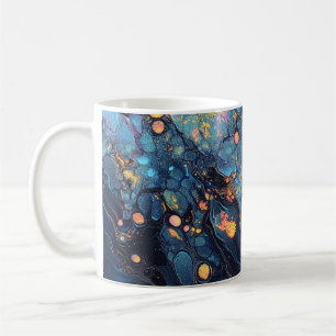 Abstracte iriserende kunst Mok