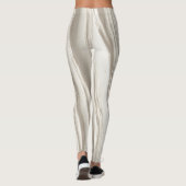 Abstracte ivoren textuur leggings (Achterkant)