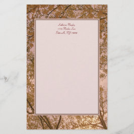 Abstracte jaarbakkerij briefpapier