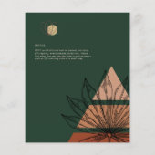 Abstracte Japandi Scandinavische geometrische brui (Achterkant)