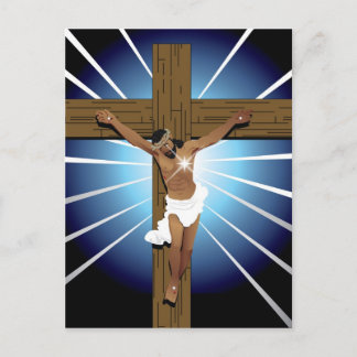 Abstracte Jezus Christus Briefkaart