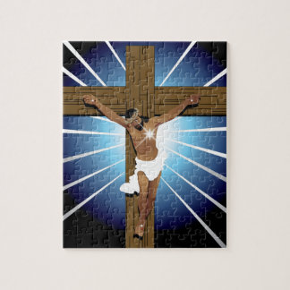 Abstracte Jezus Christus Legpuzzel