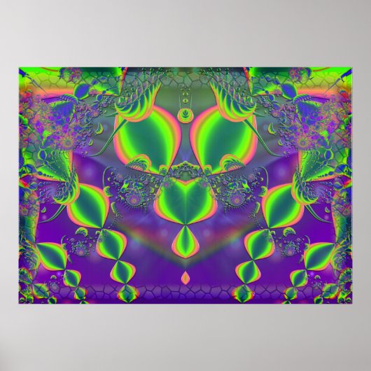Abstracte juwelen poster (Voorkant)