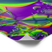 Abstracte juwelen poster (Hoek)