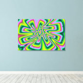 Abstracte Kaleidoscoop Canvas Afdruk (Insitu (Houten vloer))