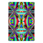 Abstracte Kaleidoscoop Kleurrijk Ontwerp-11438 Mini Klembord (Achterkant)