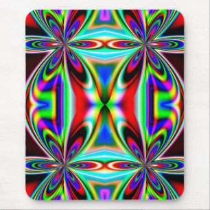 Abstracte Kaleidoscoop Kleurrijk Ontwerp-11438 Muismat