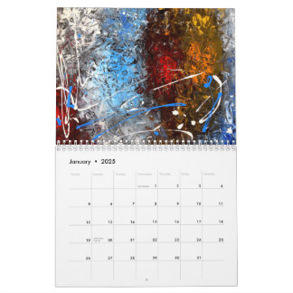 abstracte kalender 2017