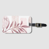 Abstracte kalmerende Waterverven Bagagelabel (Voorkant (horizontaal))