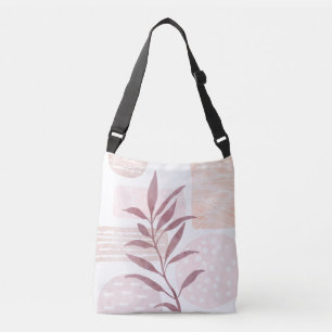 Abstracte kalmerende Waterverven Crossbody Tas