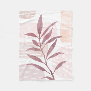 Abstracte kalmerende Waterverven Fleece Deken
