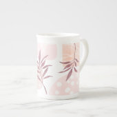 Abstracte kalmerende Waterverven Porselein Kop (Voorkant rechts)