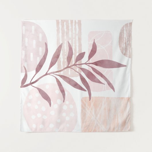 Abstracte kalmerende Waterverven Wandkleed (Voorkant (horizontaal))