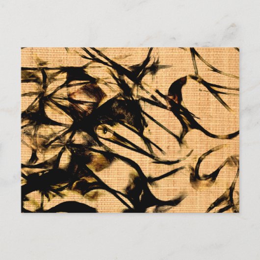 Abstracte kat briefkaart (Voorkant)
