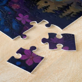 Abstracte katten legpuzzel (Zijkant)