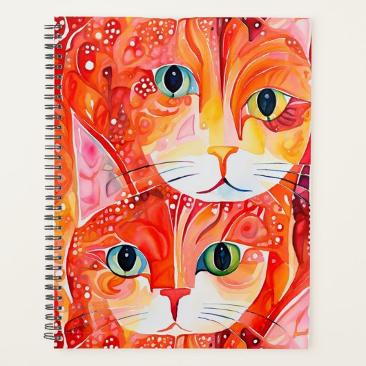 Abstracte katten planner (Voorkant)