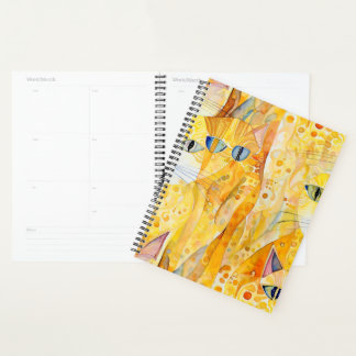 Abstracte katten planner