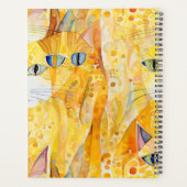 Abstracte katten planner (Achterkant)