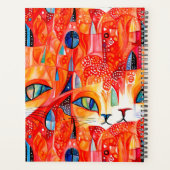 Abstracte katten planner (Achterkant)