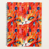 Abstracte katten planner (Voorkant)