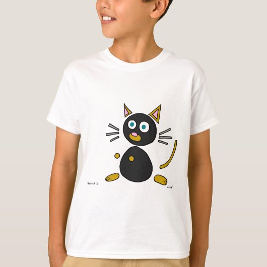 Abstracte katten Shirten T-shirt (Voorkant)
