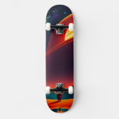 Abstracte katten skateboard (Voorkant)