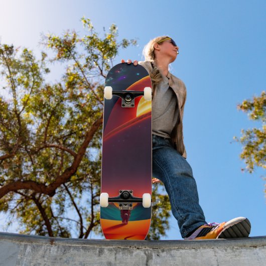 Abstracte katten skateboard (Buiten 1)