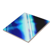 Abstracte keramische tapijten tegeltje (Zijkant)